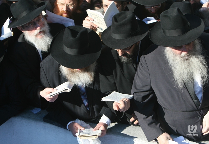 Rav Chalom Halimi (au centre)