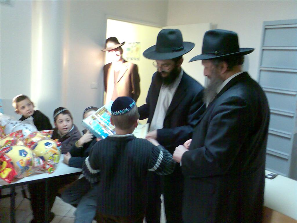 Allumage de la sixième bougie au Heder Ohaley Torah Sinai