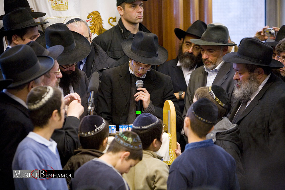 Mendy à l'école Sinaï (octobre 2008)