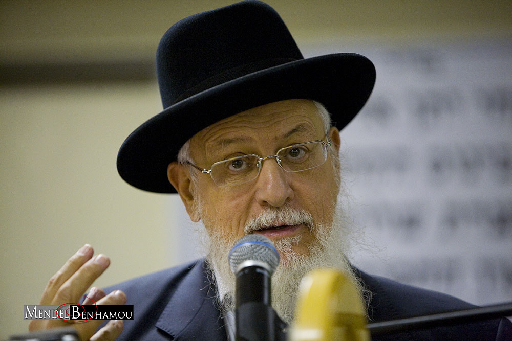 Rav Pewzner Chlochim 7 'Hechvan 5769 à l'école Sinaï