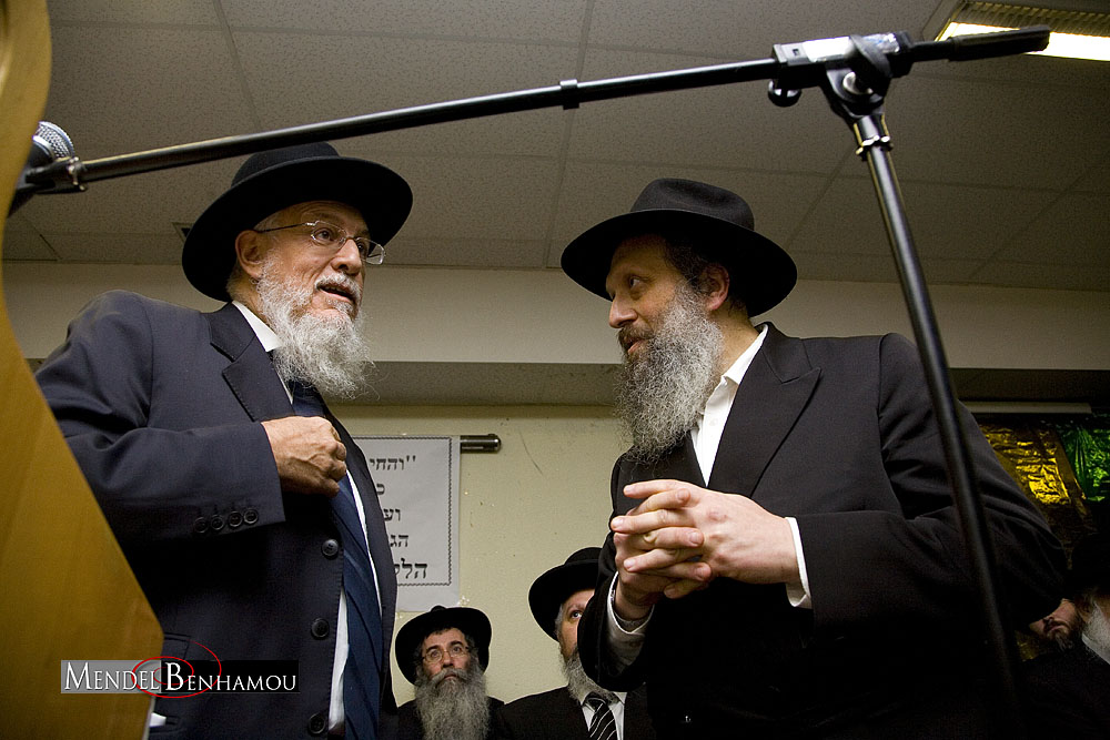 Rav Pewzner Chlochim 7 'Hechvan 5769 à l'école Sinaï