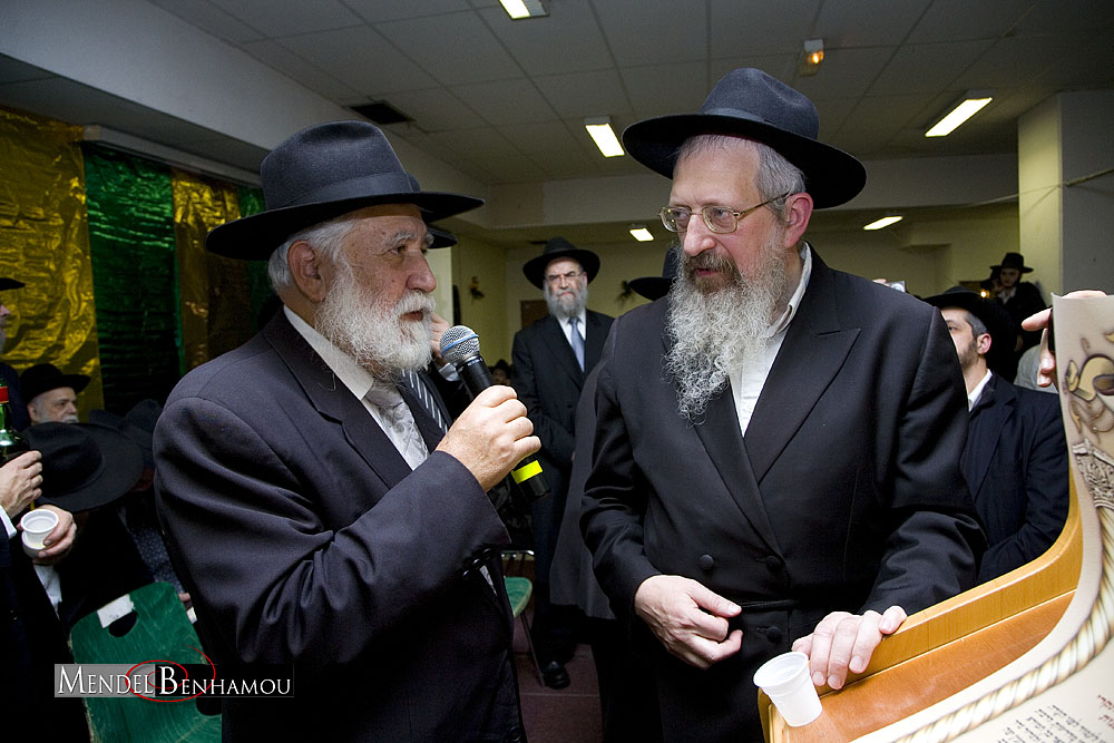 Rav Pewzner Chlochim 7 'Hechvan 5769 à l'école Sinaï