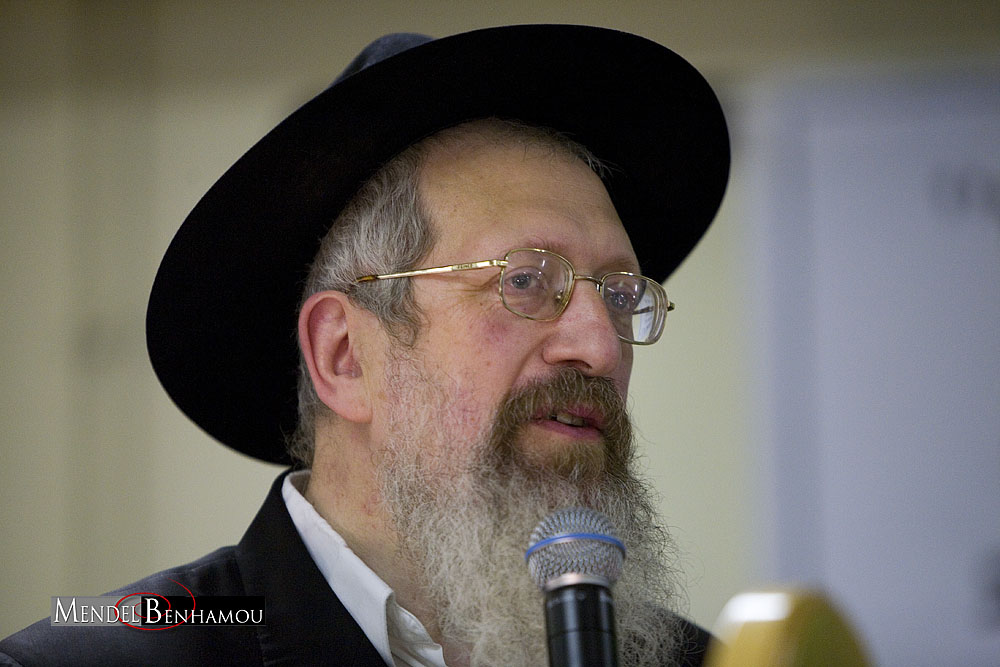 Rav Pewzner Chlochim 7 'Hechvan 5769 à l'école Sinaï