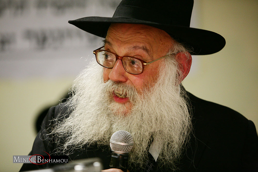 Rav Pewzner Chlochim 7 'Hechvan 5769 à l'école Sinaï