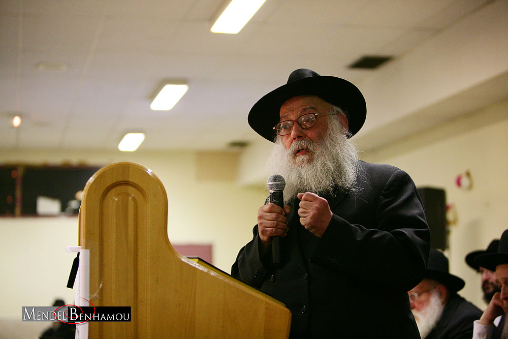 Rav Pewzner Chlochim 7 'Hechvan 5769 à l'école Sinaï