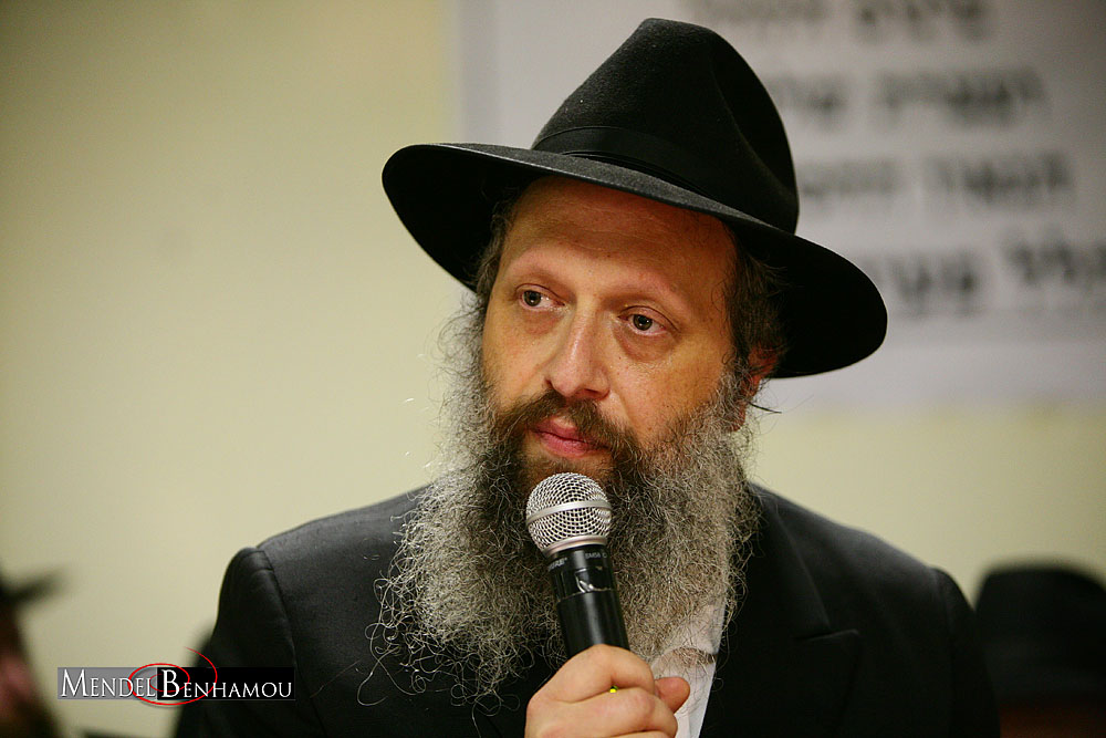 Rav Pewzner Chlochim 7 'Hechvan 5769 à l'école Sinaï