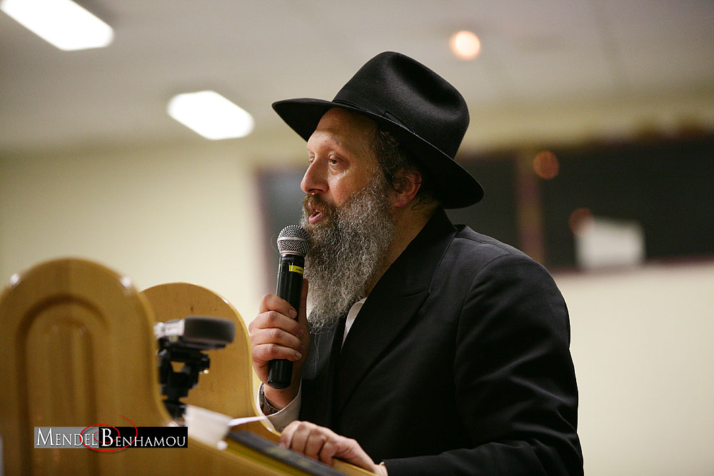 Rav Pewzner Chlochim 7 'Hechvan 5769 à l'école Sinaï