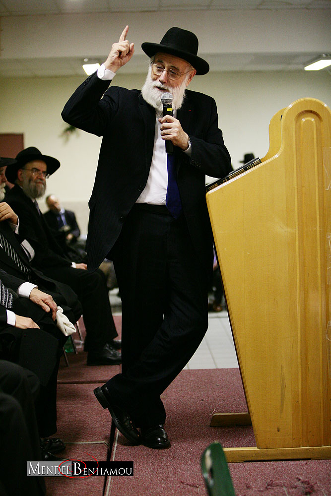 Rav Pewzner Chlochim 7 'Hechvan 5769 à l'école Sinaï