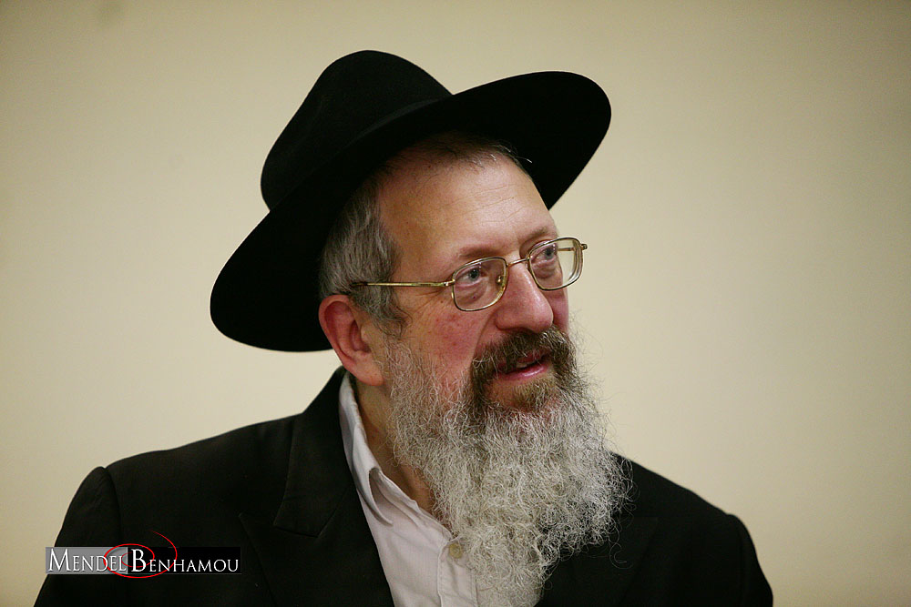 Rav Pewzner Chlochim 7 'Hechvan 5769 à l'école Sinaï