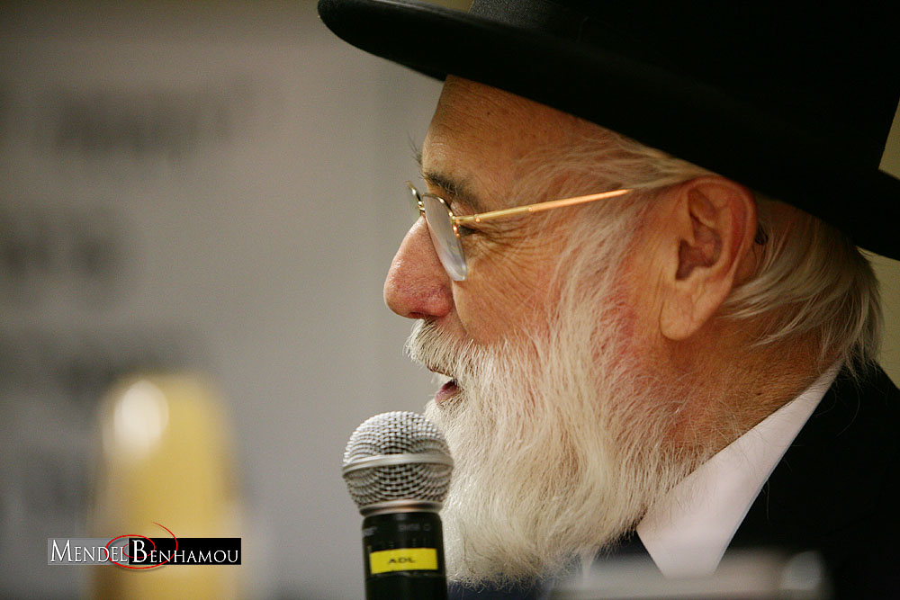 Rav Pewzner Chlochim 7 'Hechvan 5769 à l'école Sinaï