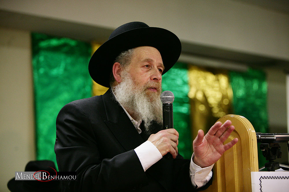 Rav Pewzner Chlochim 7 'Hechvan 5769 à l'école Sinaï