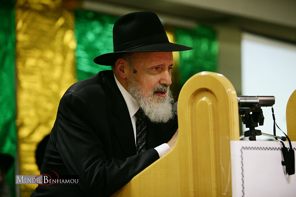 Rav Pewzner Chlochim 7 'Hechvan 5769 à l'école Sinaï
