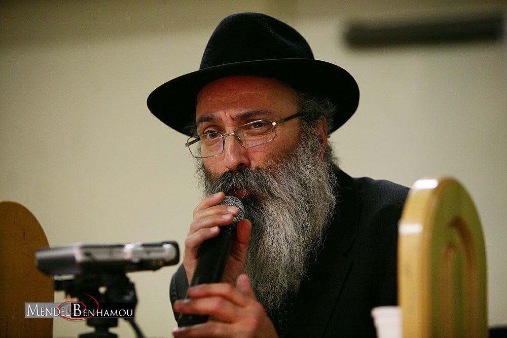 Rav Pewzner Chlochim 7 'Hechvan 5769 à l'école Sinaï