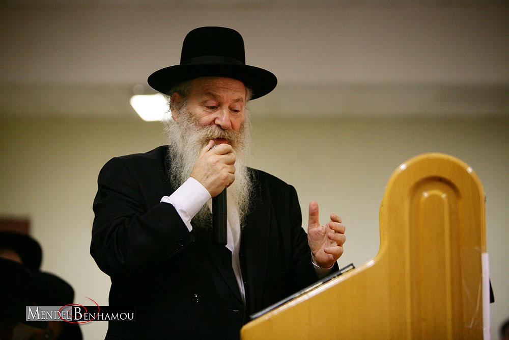 Rav Pewzner Chlochim 7 'Hechvan 5769 à l'école Sinaï