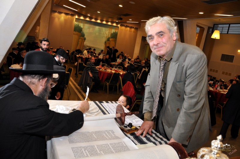 Inauguration Sefer Torah Bagnolet 'Hechvan 5769 à Paris 19e