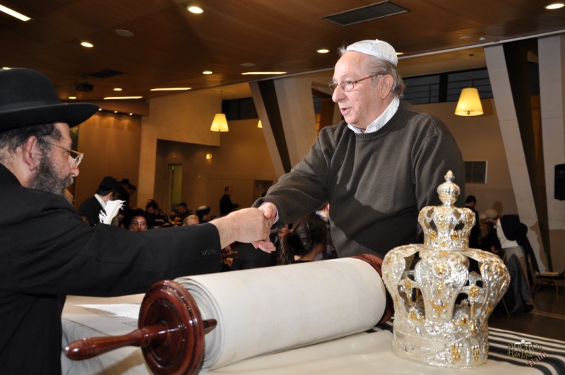 Inauguration Sefer Torah Bagnolet 'Hechvan 5769 à Paris 19e