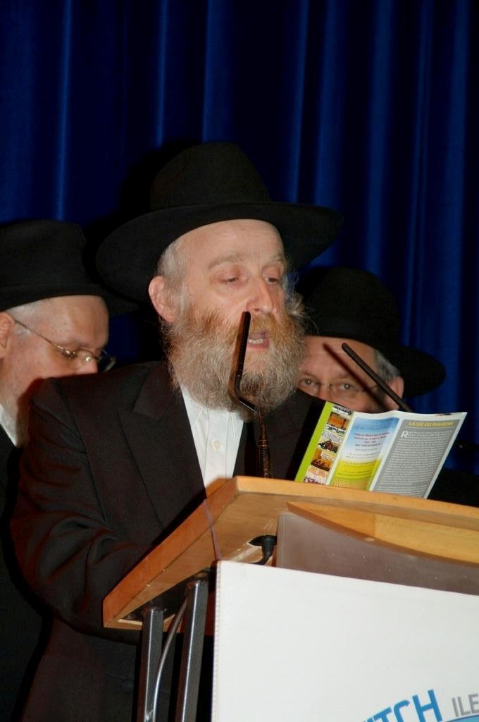 Conclusion du 25ème cycle d'étude du Rambam et commencement du 26ème au Palais de la Mutualité (12 juillet 2007)