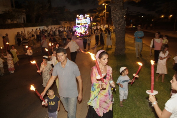 Inauguration d'un Sefer Torah par les Institutions Kesher d'Ashdod dirigées par le Rav Mendel Amar