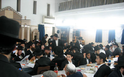 Farbrenguen de Roch &lsquo;Hodech Kislev 5765 à la Yéchiva "Torat Emet" Jérusalem