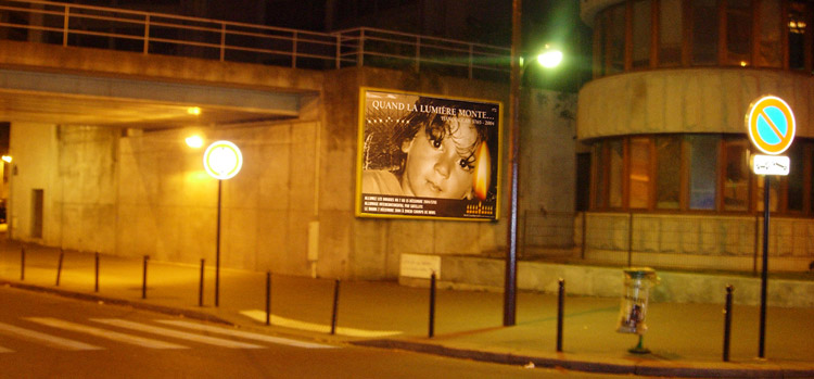Quand la lumiere monte.... a paris