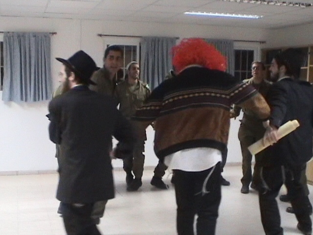 Pourim dans une base militaire de Beer Cheva - Israel