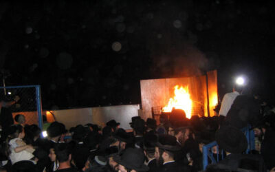 Lag Baomer à Meron (29 mai 2005)