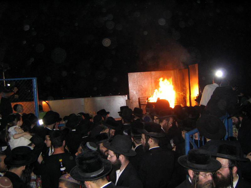 Lag Baomer à Meron (29 mai 2005)