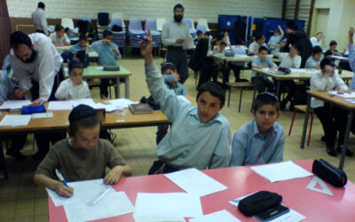 Examens de fin d'année du Heder "Ohel Mena'hem" de Brunoy