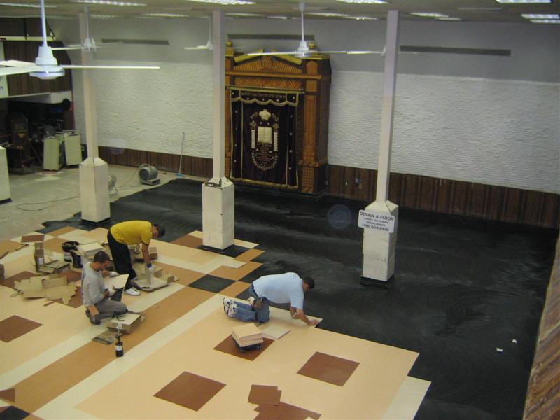 Travaux à Crown Heights (novembre 2005)