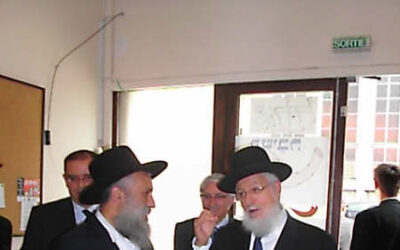 Le Grand Rabbin de France visite les institutions scolaires Loubavitch de Grenoble