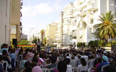 Conflit au Liban: Grand rassemblement d'enfants à Netanya: "Sur la bouche des enfants Tu as fondé la force"
