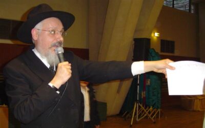 Inauguration d'un Sefer Torah offert par la famille Boudara