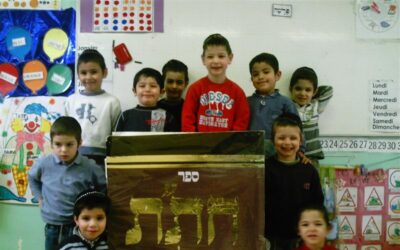 Le jardin d'enfants de l'école Beth Rivka prêt à recevoir la Torah