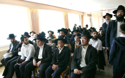 Kinous Torah Yarhei Kalla à l'occasion du Haf Av au séminaire des 2 Alpes lundi 20 Av 5766 photos Mendy Benhamou