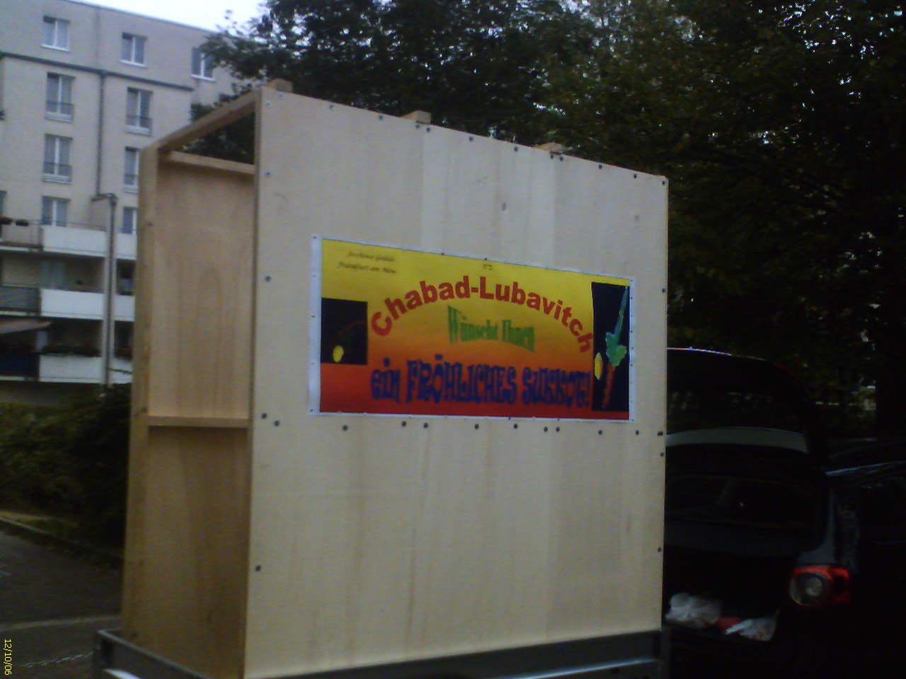 Pour la premiere fois une Souccah Mobile à Frankfort