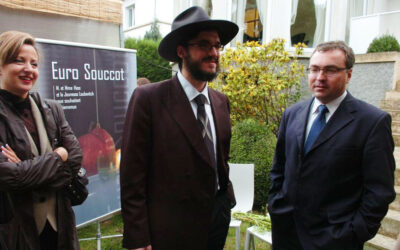 "Euro Souccot" à Strasbourg dans le quartier Européen