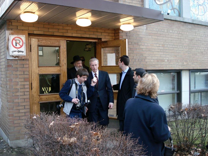 Allumage public au Canada en présence de Stéphane Dion, le nouveau chef du Parti libéral