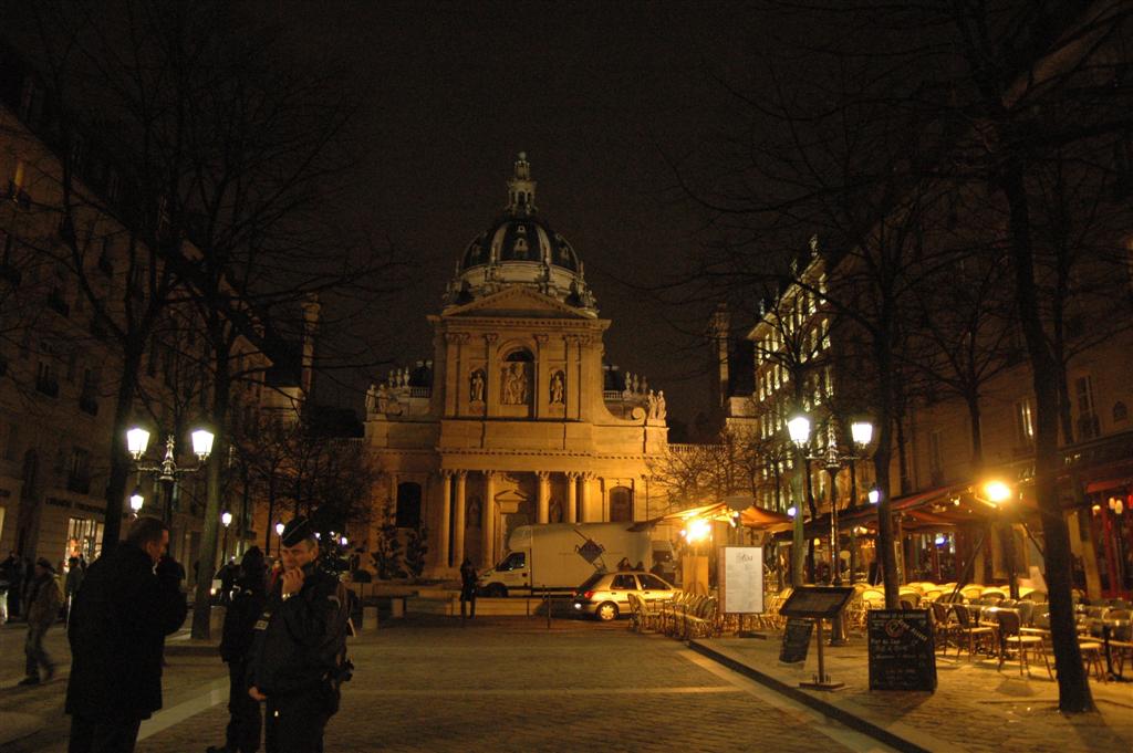 Allumage public à la Sorbonne