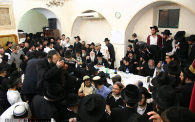 REPORTAGE PHOTOGRAPHIQUE: 19 Kislev 5767 au Kollel Tsema'h Tsedek de Jerusalem avec le Rav &lsquo;Haim Chalom Deutch