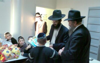 Allumage de la sixième bougie au Heder Ohaley Torah Sinai