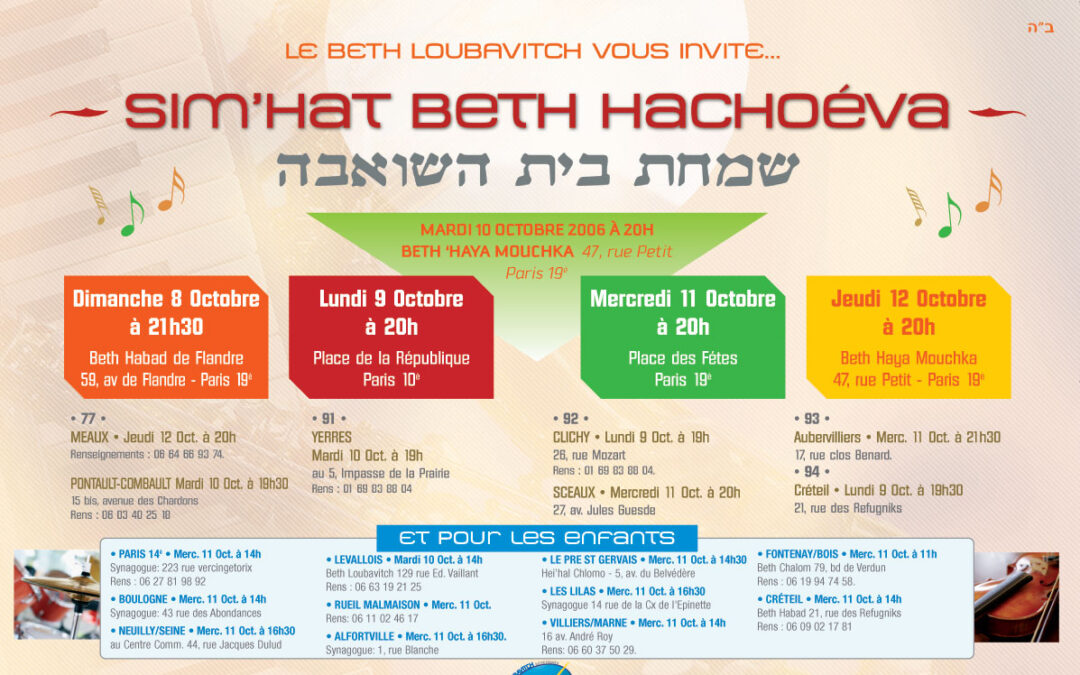 Maq Simchat Bh à Paris (2007)