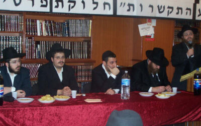 Mivtsa "Hitkachrout" de la Yéchiva Loubavitch de Vincennes