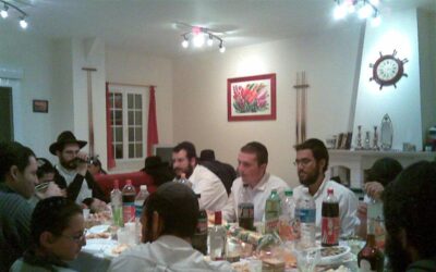 Farbrenguen à Cherbourg avec l'équipe du Gan Israel de Bondy à l'occasion de l'anniversaire du Rav Mordehai Benaftali