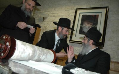 Inauguration d'un Sefer Torah à la mémoire de Chalom & Messody Lasry z"l