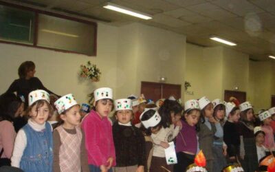 Kinous des enfants du gan de l'école Sinai à l'occasion de &lsquo;Hanouka