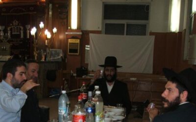 Farbrenguen du 5 Tevet 5768 au Beth Habad francophone de Tel Aviv dirigé par le Rav Mendy Attal