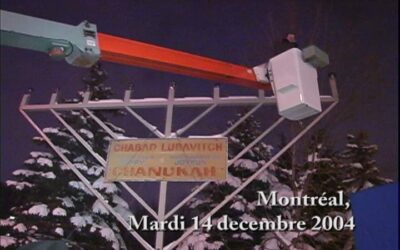 A Montréal la neige prend feu! photos extraites de la vidéo
