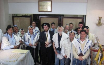 L'ancien Président de l'Etat d'Israël, Moché Katsav, visite le Beth Habad de Cannes