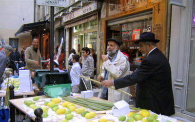 Veille de Souccot rue des Rosiers