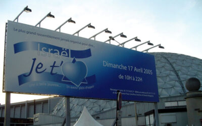 Loubavitch en action au salon "Israel je t'aime"